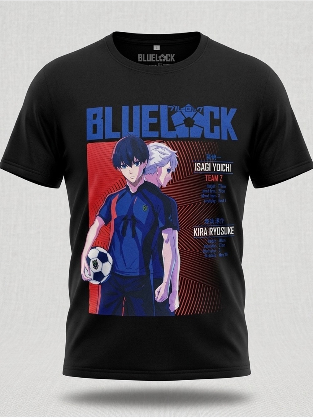 Blue Lock Anime T-Shirt Isagi Yoichi Ripple Junction XL